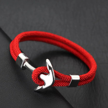 Anchor Milan Rope Bracelet For Men